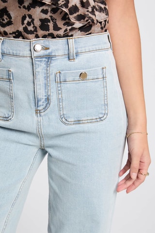 Jean 7/8 taille haute - Bleu