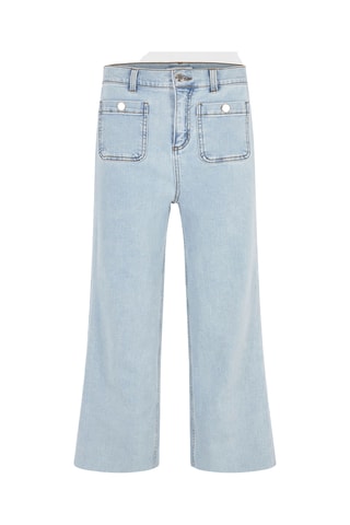 Jean 7/8 taille haute - Bleu