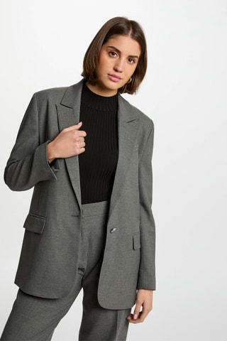Veste droite - Gris