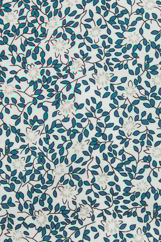 Pochette de costume - Ecru et turquoise