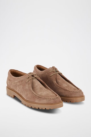 Mocassins en cuir de mouton - Marron