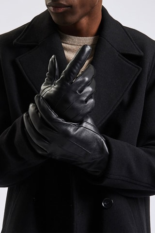 Gants en cuir - Noir