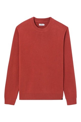 Pull en coton biologique - Rouge