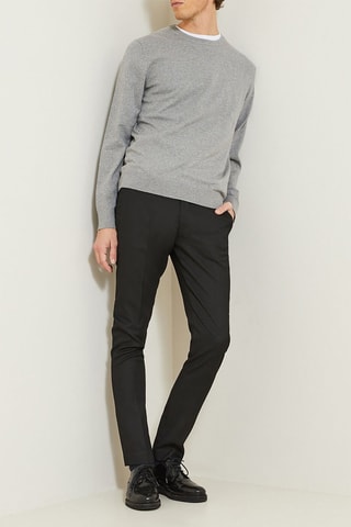 Pull en coton biologique - Gris chiné