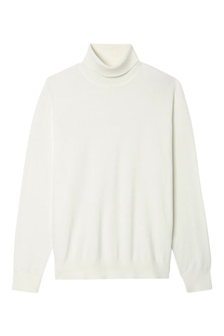 Pull en coton biologique - Blanc