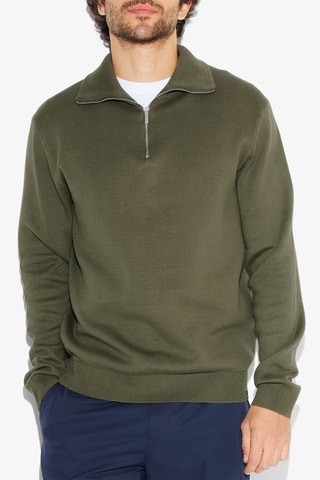 Pull en coton biologique - Kaki