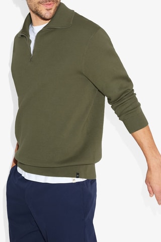 Pull en coton biologique - Kaki