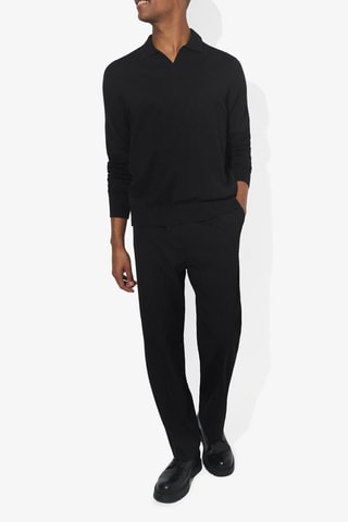 Pull en coton biologique - Noir