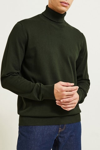 Pull en coton biologique - Kaki