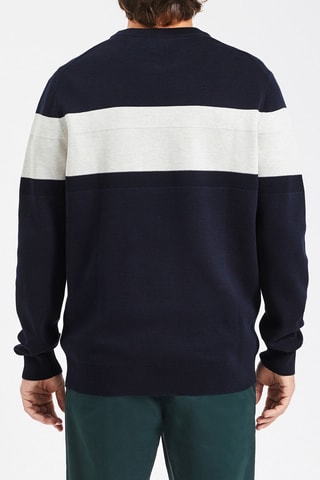 Pull en coton biologique - Bleu