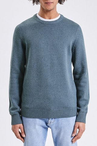 Pull Bleu cobalt chiné