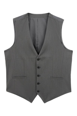 Gilet de costume sans manches - Gris foncé