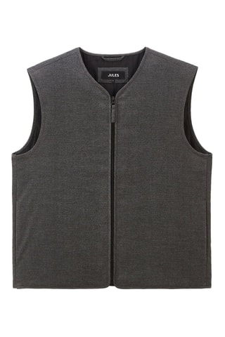 Gilet sans manches - Gris chiné