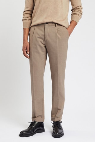 Pantalon slim - Beige