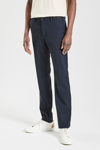 Pantalón chino slim fit - Azul marino