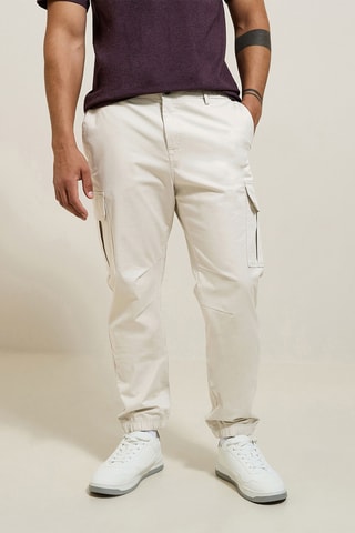 Pantalon cargo en coton biologique - Gris