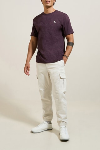 Pantalon cargo en coton biologique - Gris