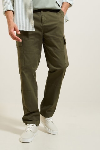 Pantalon cargo - Kaki