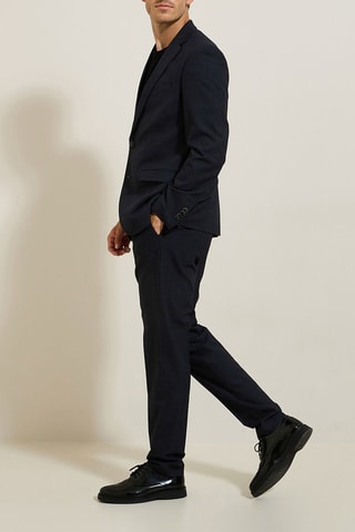 Pantalon de costume slim - Bleu foncé