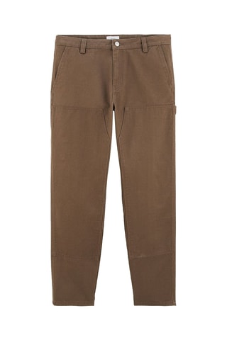 Pantalon large - Beige