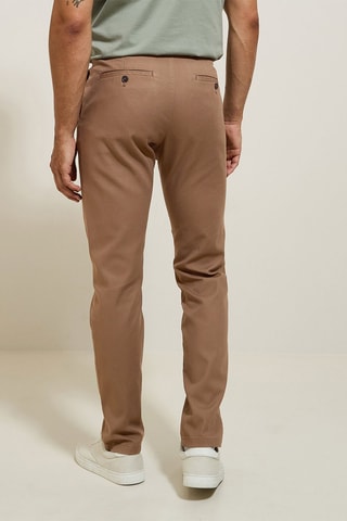 Chino slim en coton biologique - Beige