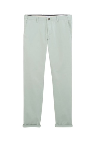 Chino slim en coton biologique - Vert d’eau - Longueur 34