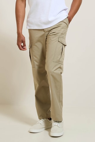 Pantalon cargo straight - Kaki