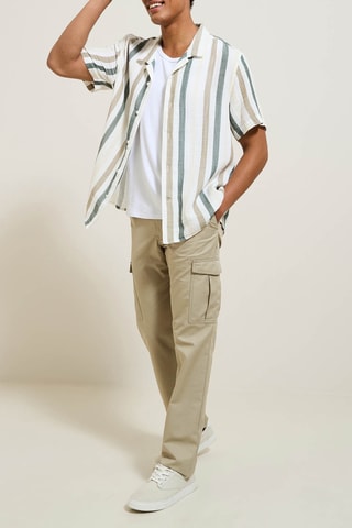 Pantalon cargo straight - Kaki