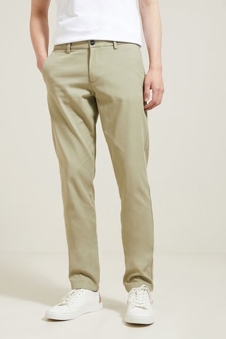 Pantalon chino slim - Vert clair