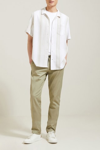 Pantalon chino slim - Vert clair