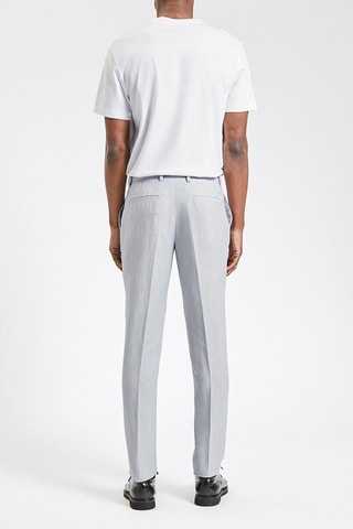 Pantalon de costume en lin - Blanc