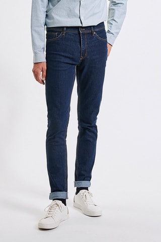 Jean slim - Bleu marine - Longueur 34