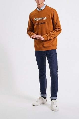 Jean slim - Bleu marine - Longueur 34