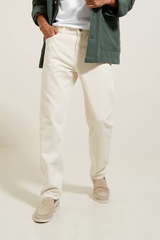 Jeans Relaxed Fit - Ecru