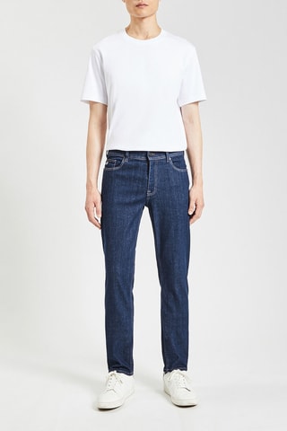 Jean straight - Bleu - Longueur 34