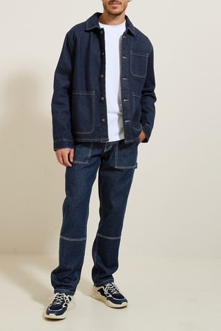 Jean loose - Bleu - Longueur 34