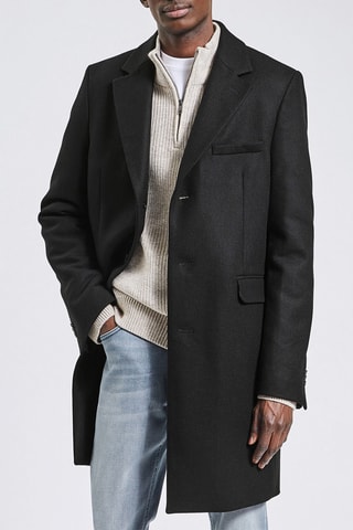 Manteau en laine - Noir