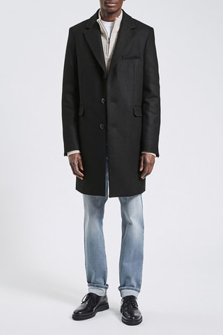 Manteau en laine - Noir