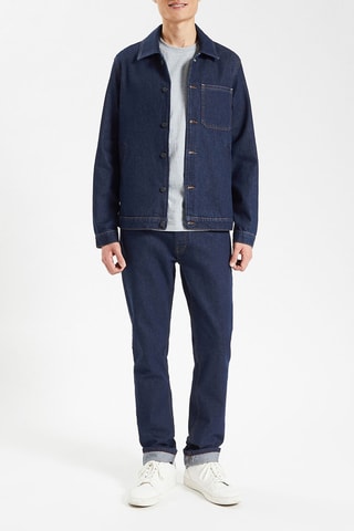 Veste en jean - Bleu marine