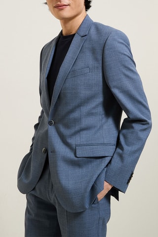 Veste en laine - Bleu marine