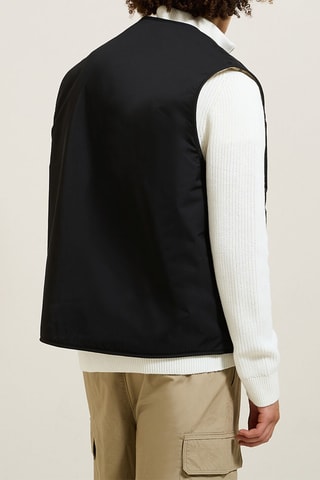 Veste réversible sans manches - Noir