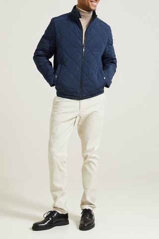 Blouson biker - Bleu