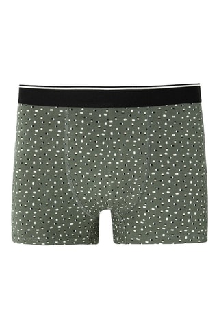 Boxer en coton biologique - Kaki