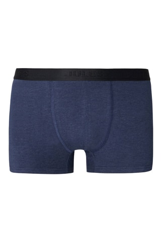 Boxer en coton biologique - Bleu foncé