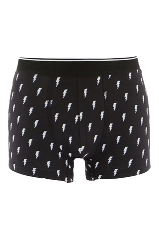Boxer en coton biologique - Noir