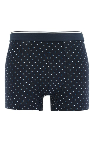 Boxer en coton biologique - Bleu marine
