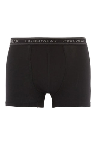 Boxer en coton biologique - Noir