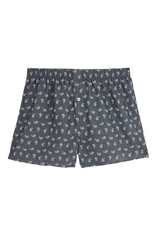 Caleçon en coton biologique - Gris clair et anthracite