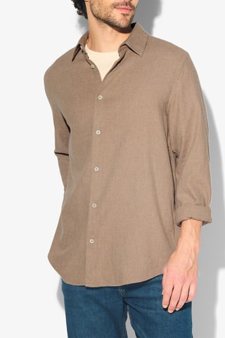 Chemise regular - Beige