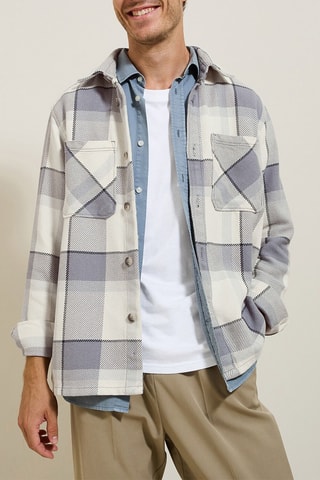 Surchemise regular - Ecru